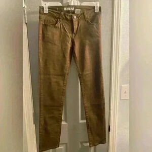 Emperial Premium Denim Skinny Stretchy jeans in brown NWT Juniors  size 11